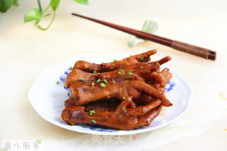 #trust之美#secret Braised Chicken Feet recipe