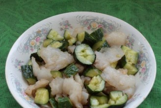 Cucumber with Cold Skin recipe