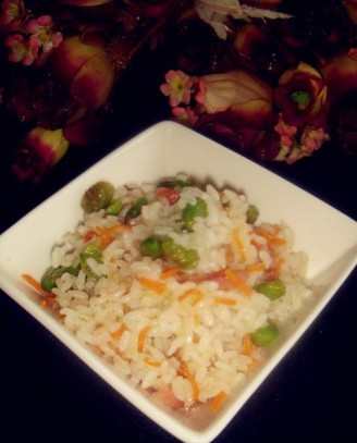 Sausage and Carrot Fried Rice recipe