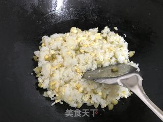 Fried Rice with Pickled Cucumber and Egg recipe