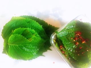 Korean Food Marinated in Garlic Chili Sauce-sesame Leaves recipe