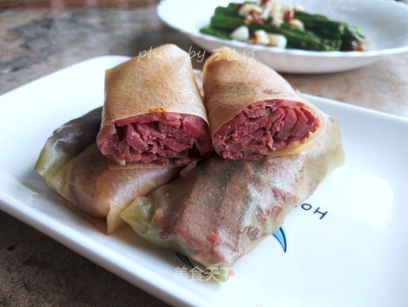 Crepe Rolls with Beef recipe