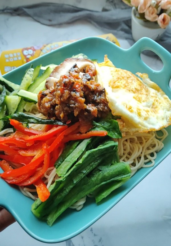 Abalone and Scallops Xo Spicy Sauce Cold Noodles recipe