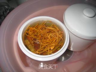 Stewed Lean Pork with Winter Grass Chuanbei recipe