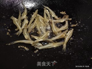 Fried Small Salted Fish recipe
