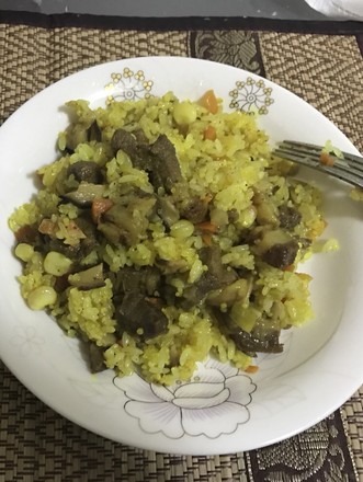 Curry Dried Lamb Stewed Rice