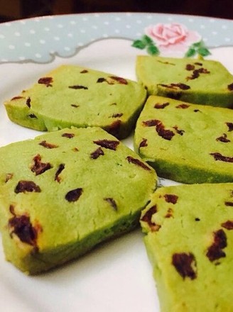 Cranberry Biscuits with Green Sauce