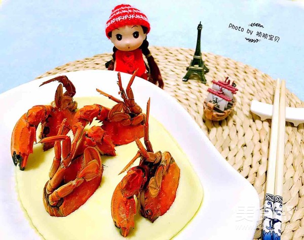 Crab Steamed Custard recipe