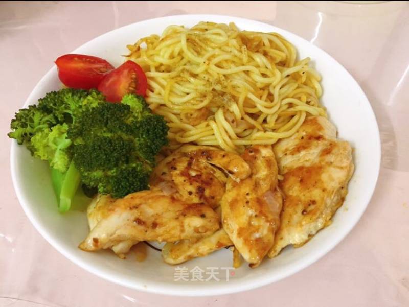 Chicken Breast Ramen Fitness Meal recipe