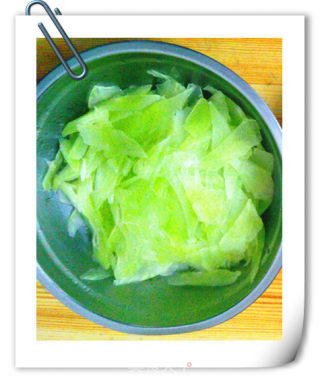 Green Fried Lettuce Slices recipe