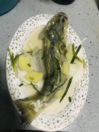 Steamed California Bass recipe