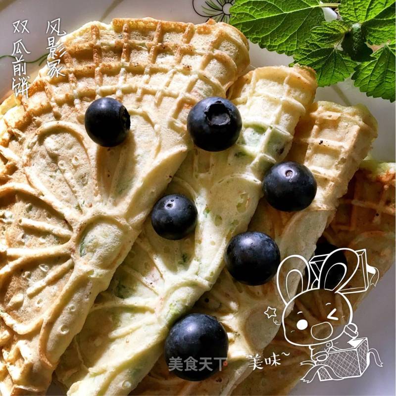 Double Melon Pancakes recipe