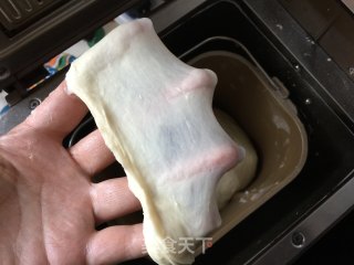 Pork Floss Sausage Buns recipe