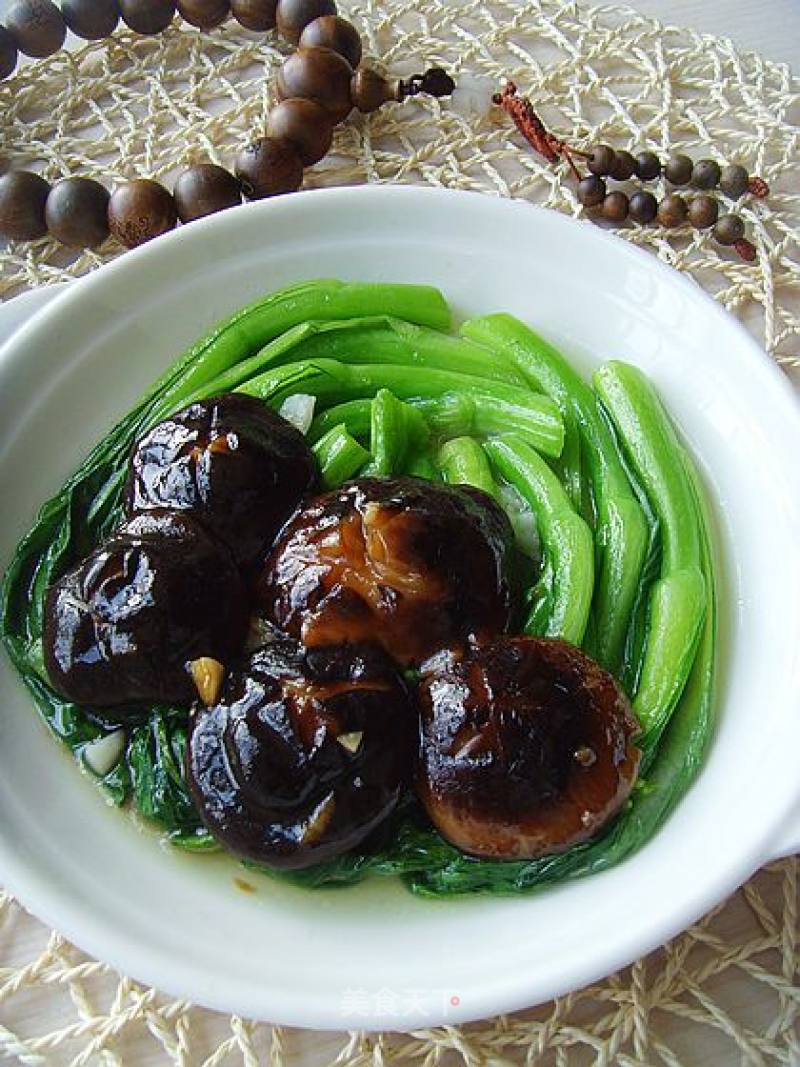 Choy Sum with Shiitake Mushroom recipe