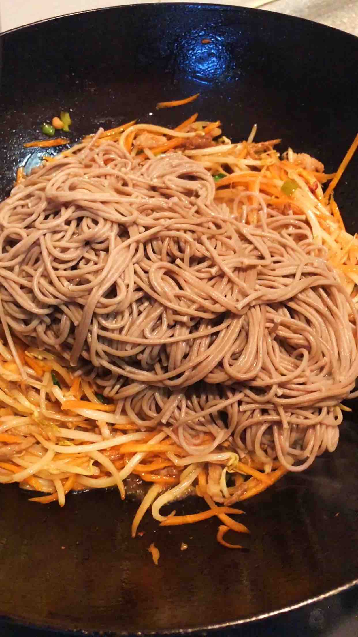 Buckwheat Instant Fried Noodles recipe