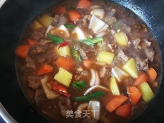 Stewed Beef Stew with Carrots and Potatoes recipe