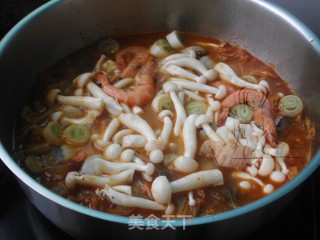 #trust之美#kimchi Seafood Tofu Claypot recipe