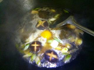 Noodle Soup with Mushroom, Cabbage and Poached Egg recipe