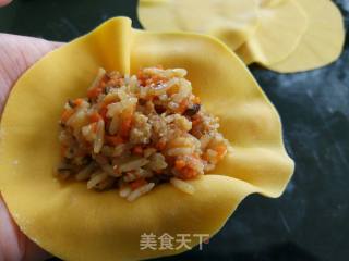 #the 4th Baking Contest and is Love to Eat Festival#pumpkin Golden Shaomai recipe