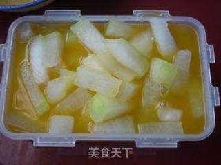 Winter Melon Strips with Orange Juice recipe