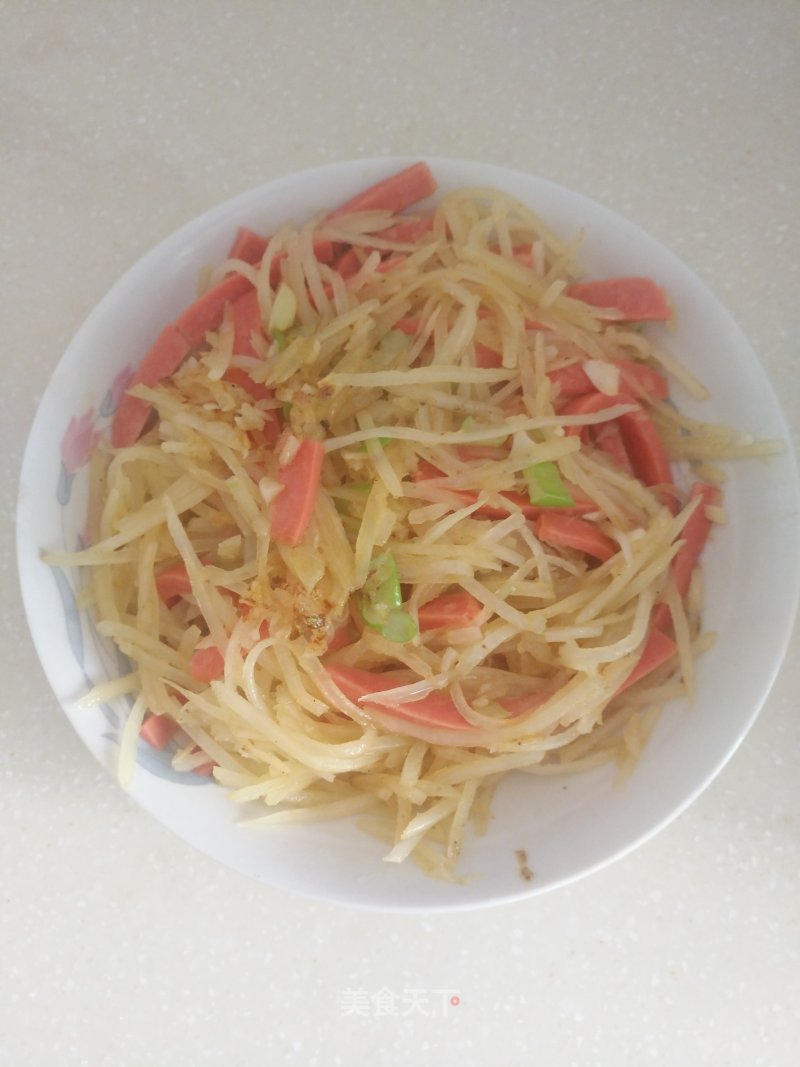 Stir-fried Potato and Ham Shreds recipe