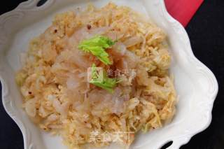 Jellyfish Head Mixed with Cabbage recipe