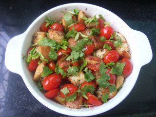 Baked Tomatoes on Bread recipe