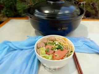 Fruit and Vegetable Noodles in Clear Soup recipe