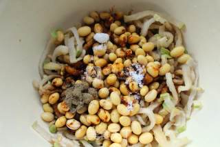 Dried Radish, Soybeans and Pickles recipe