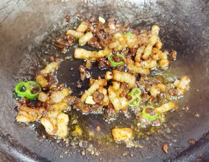 Stir-fried Water Spinach with Tempeh with Rice recipe