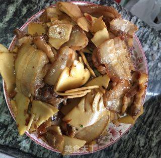 Stir-fried Twice-cooked Pork with Bamboo Shoots recipe