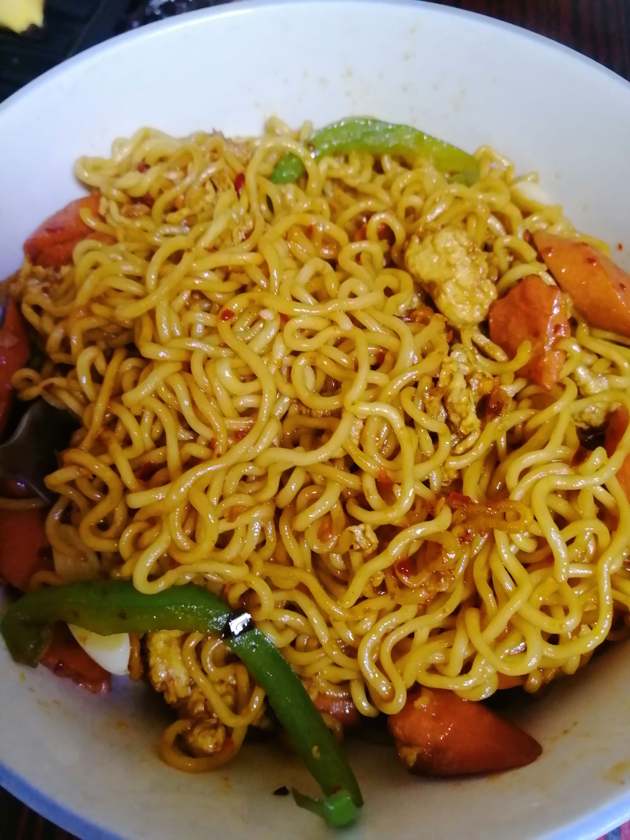 Fried Instant Noodles recipe