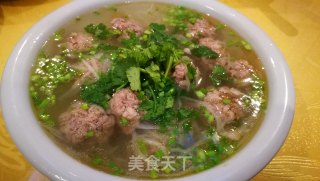 Lamb Meatballs, Boiled Radish recipe