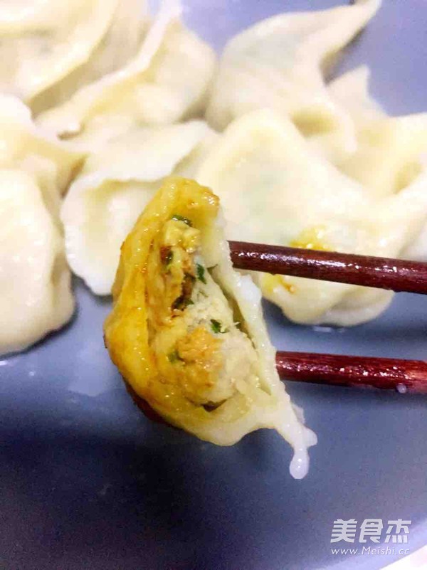 Spanish Mackerel Stuffed Dumplings recipe