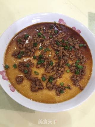Steamed Egg with Minced Meat recipe