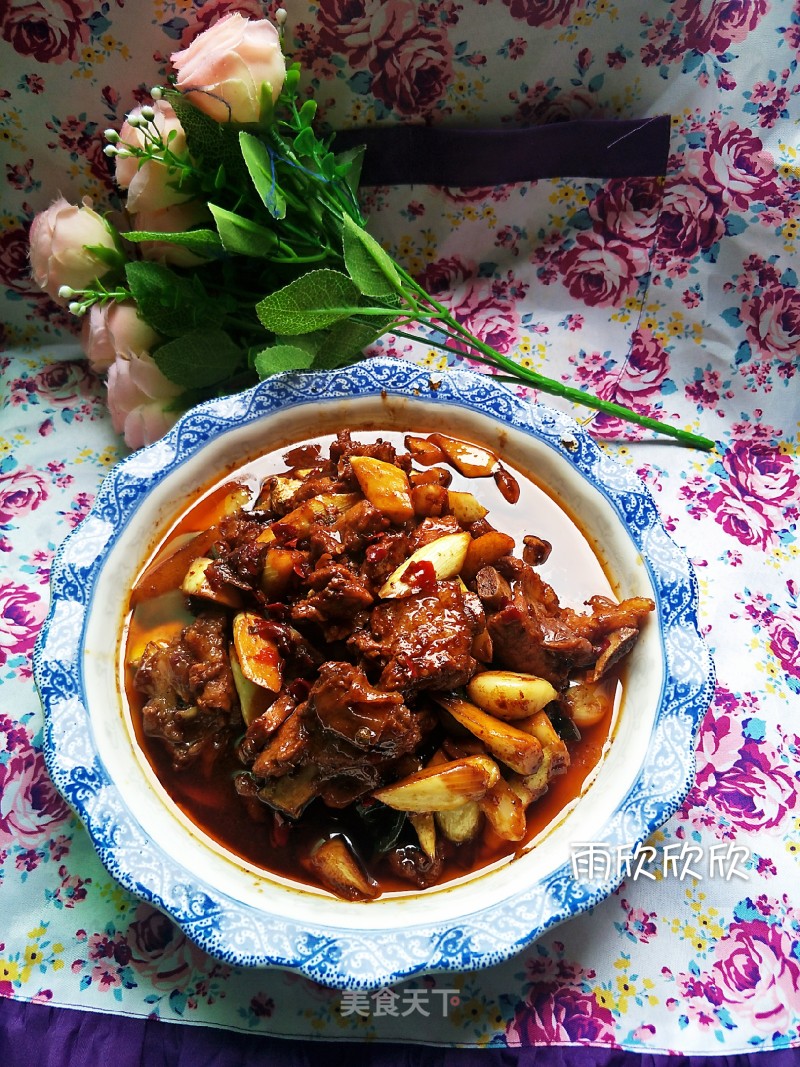Braised Pork Ribs with Spring Bamboo Shoots recipe
