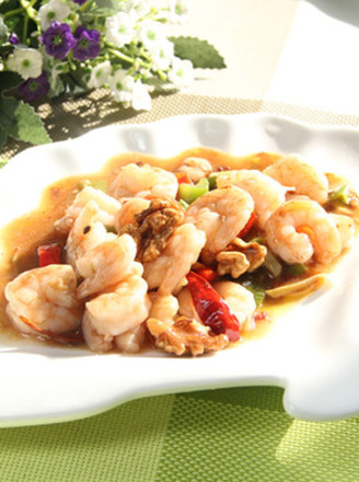 Spicy Walnut Shrimp recipe
