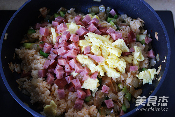 Assorted Kimchi Fried Rice recipe