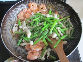 Shrimp, Asparagus, Crab Mushroom recipe