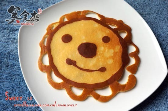 Cartoon Milk Pancakes recipe