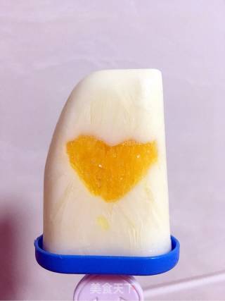 Mindful Orange Yogurt Popsicle recipe