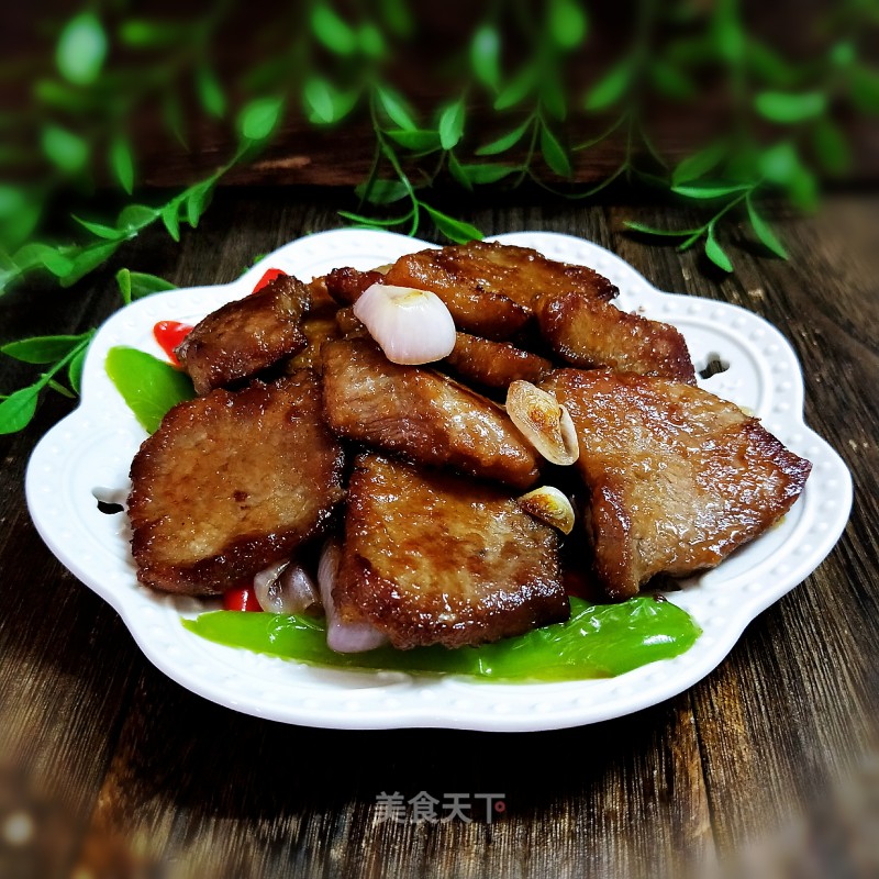 Pan-fried Plum Pork Slices recipe