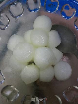 Winter Melon Balls with Orange Juice recipe