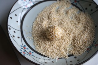 Air Fryer Roasted Sweet Potato Sesame Balls recipe