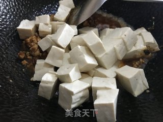 Tofu with Minced Meat Sauce recipe