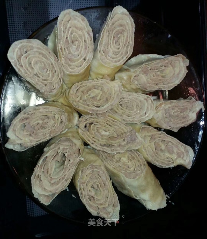 Beancurd Meat Roll recipe