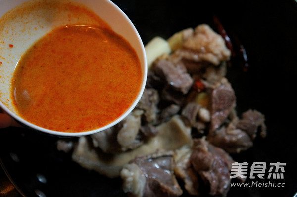 Beef with Fermented Bean Curd recipe