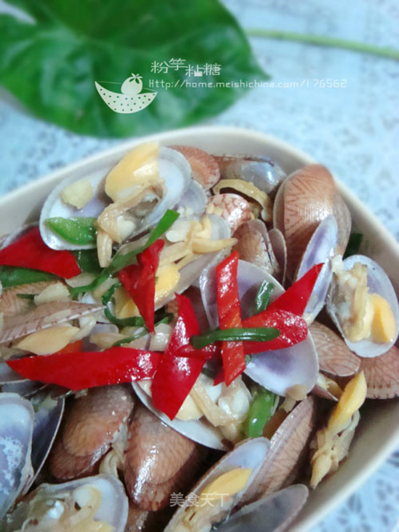 Fried Clams with Ginger and Spring Onion recipe