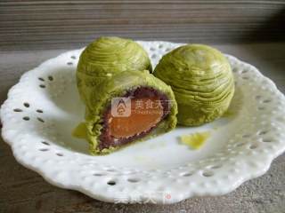 Matcha Bean Paste Egg Yolk Crisp recipe