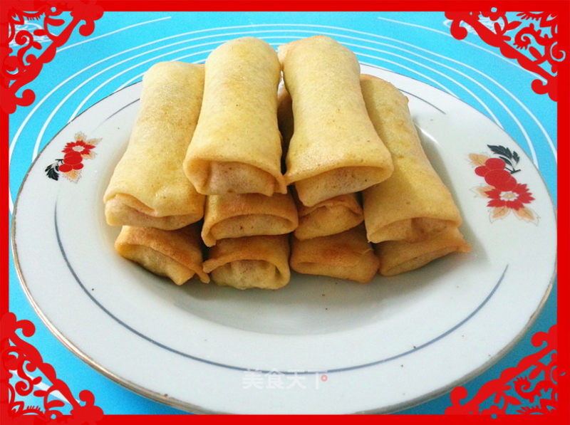 Welcoming The Spring Festival-fried Spring Rolls (including Spring Roll Wrappers) recipe